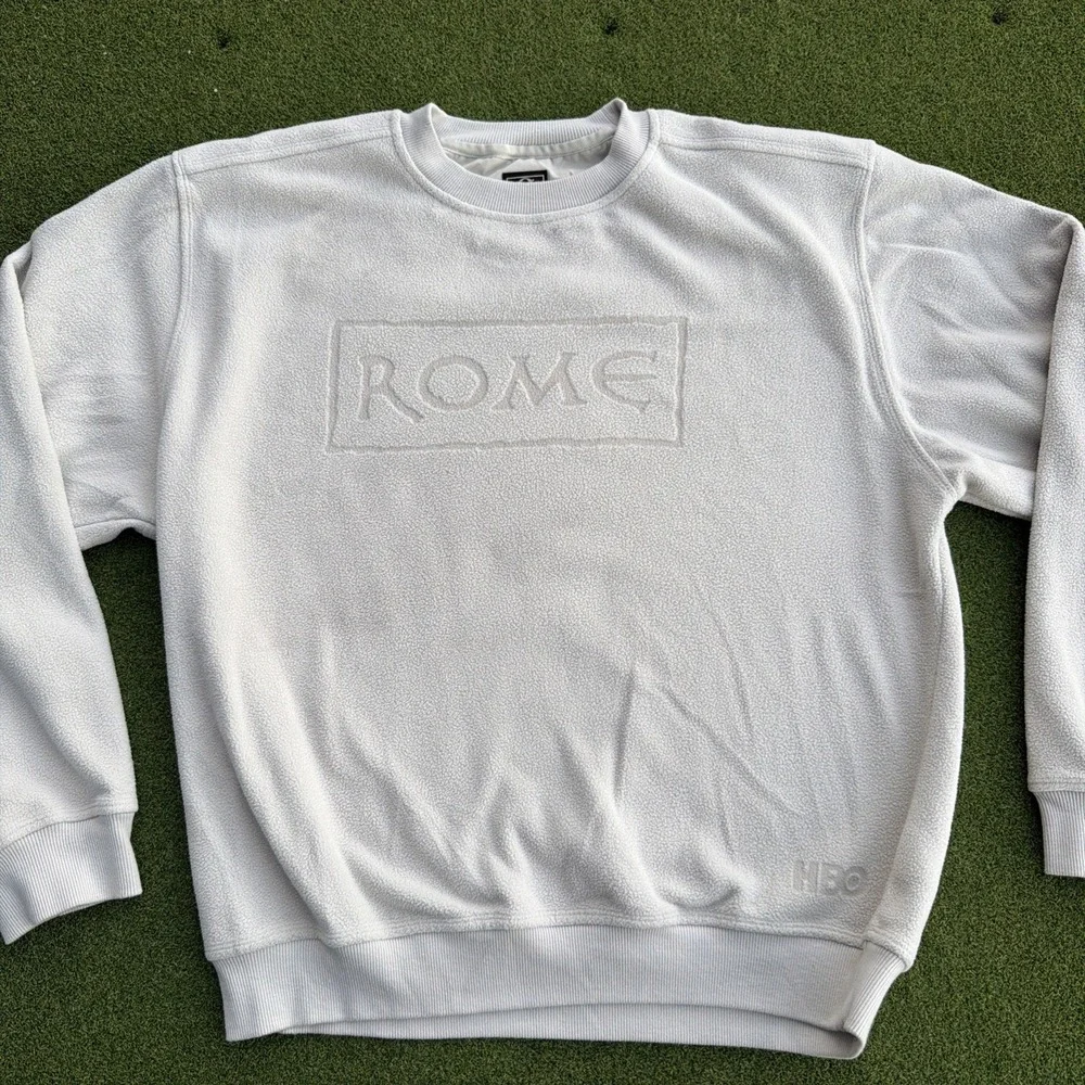 Rome HBO TV Show Cast Crew Sweatshirt Vintage 2005 Size Medium